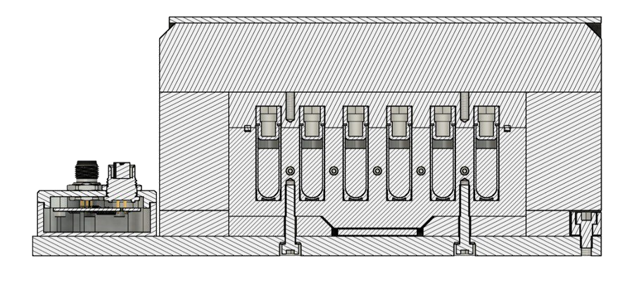 Sketch of the THRIVE transport module